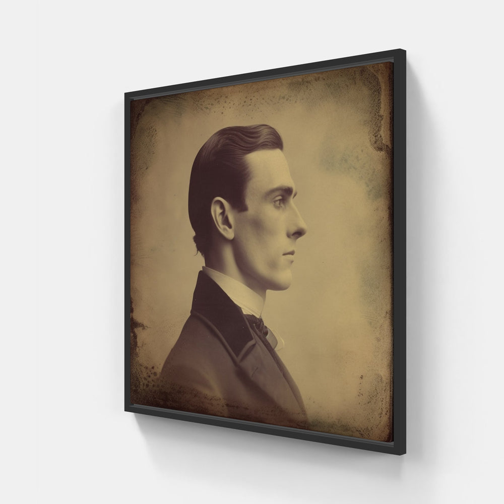 Timeless Daguerreotype Portraits-Canvas-artwall-20x20 cm-Black-Artwall