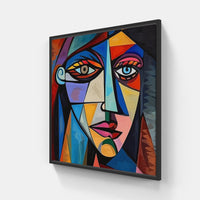 Picasso's Dream-Canvas-artwall-20x20 cm-Black-Artwall