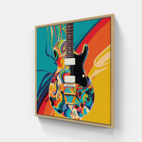 Captivating Guitar Vibe-Canvas-artwall-Artwall