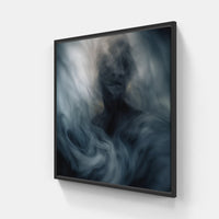 Form Fusion-Canvas-artwall-40x40 cm-Black-Artwall