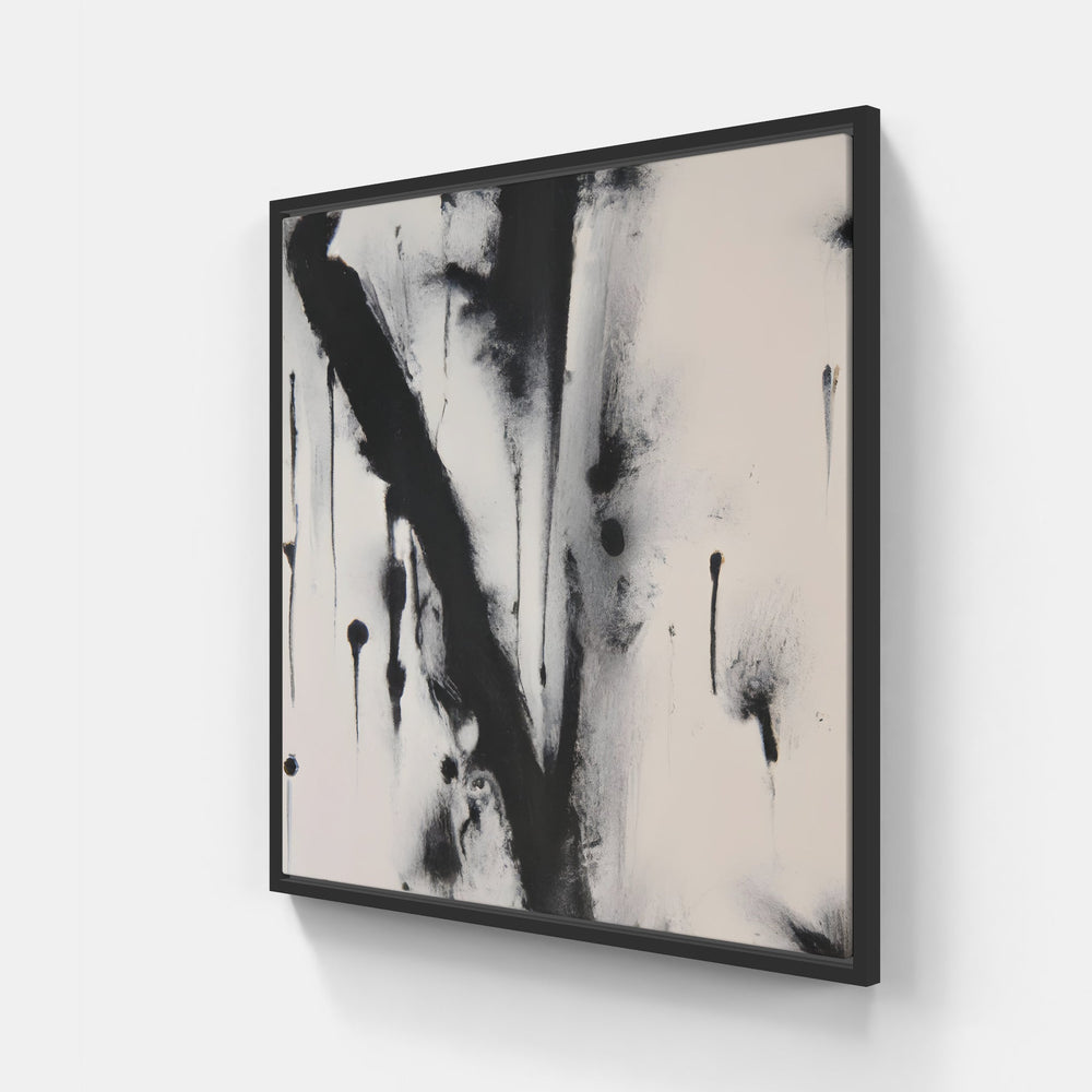 Abstract Glimmering Dreams-Canvas-artwall-20x20 cm-Black-Artwall