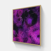 Purple on love-Canvas-artwall-20x20 cm-Wood-Artwall