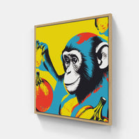 Lively Monkey Canva-Canvas-artwall-Artwall