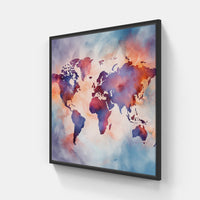 Ethereal World Essence-Canvas-artwall-20x20 cm-Black-Artwall