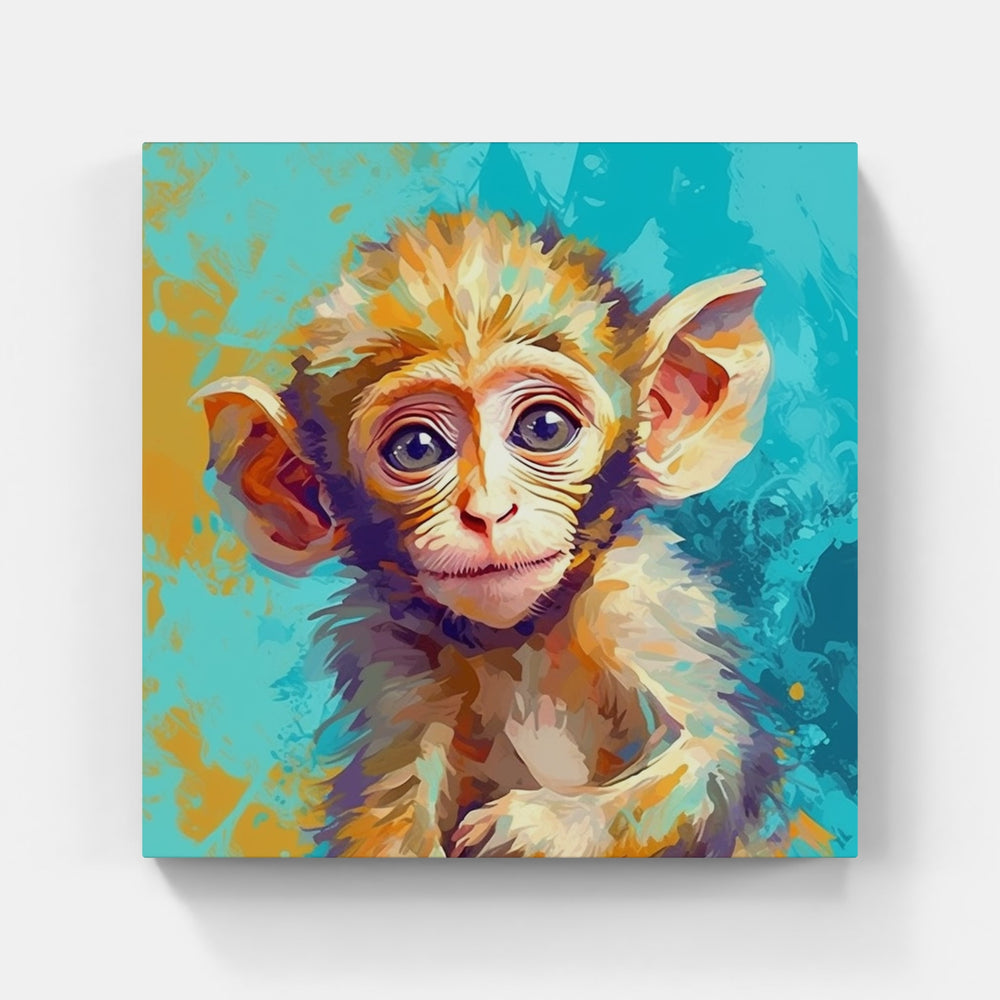 Adorable Monkeys Canva-Canvas-artwall-Artwall