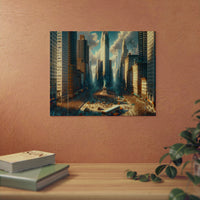 New-York, Forever, Love, Home.- Tableau aluminium