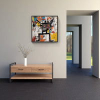 Urban Graffiti Basquiat-Canvas-artwall-Artwall