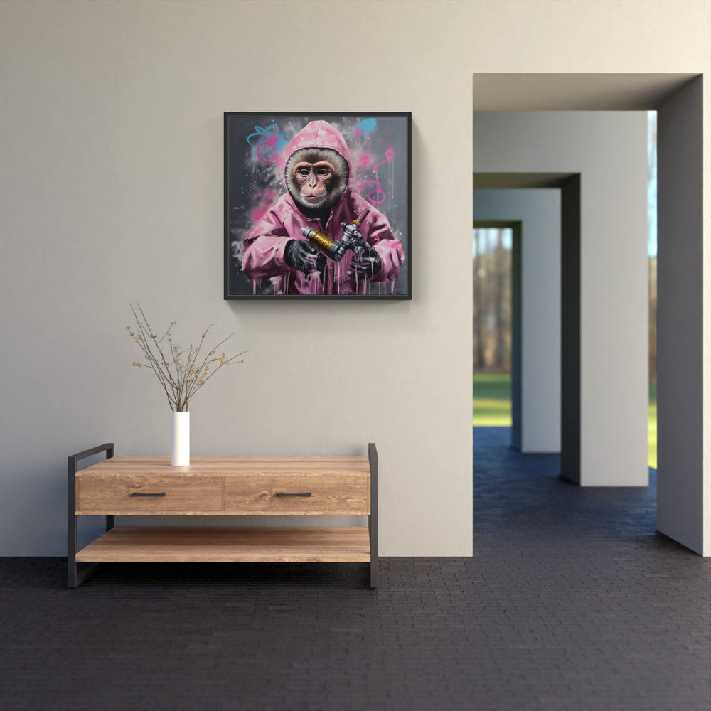 Graceful Monkeys Art-Canvas-artwall-Artwall