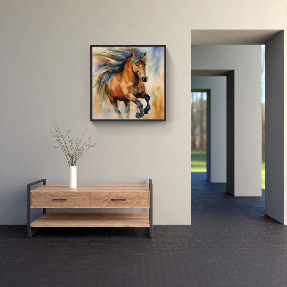 Beautiful Horse Mane-Canvas-artwall-Artwall