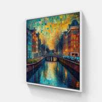 Amsterdam Impressions-Canvas-artwall-20x20 cm-White-Artwall