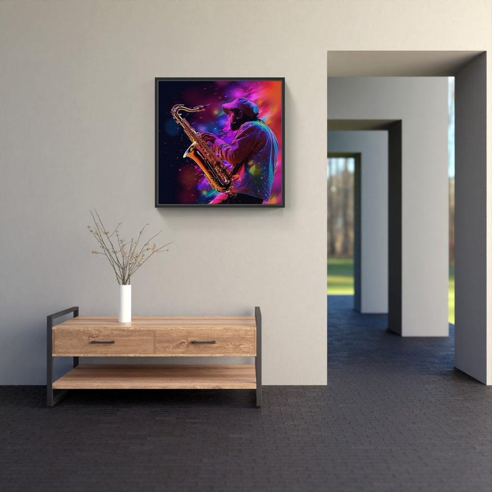 Captivating Saxophone Solo-Canvas-artwall-Artwall