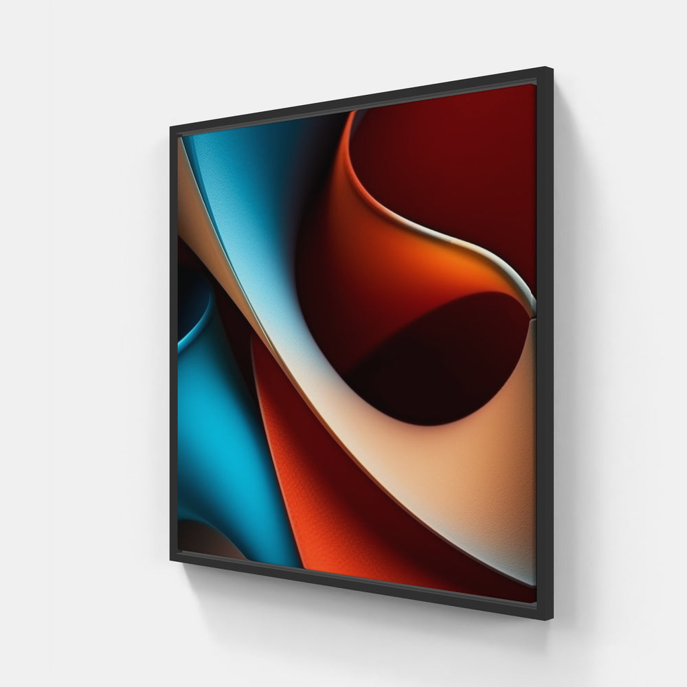 Texture Tales-Canvas-artwall-40x40 cm-Black-Artwall