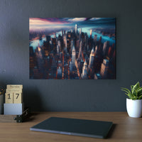 New-York, wow!- Tableau aluminium