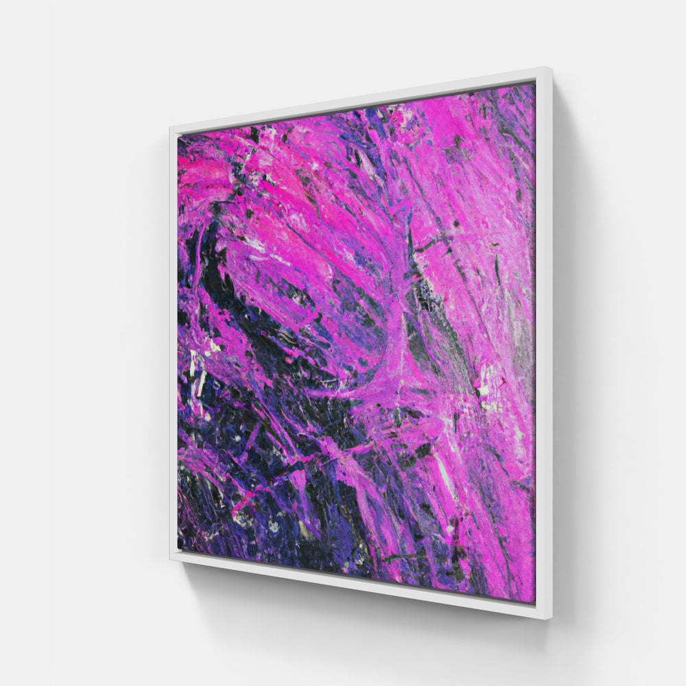 Purple light-Canvas-artwall-20x20 cm-White-Artwall