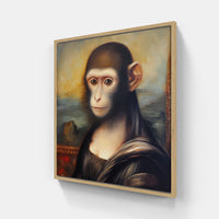 Endearing Monkey Masterpiece-Canvas-artwall-Artwall