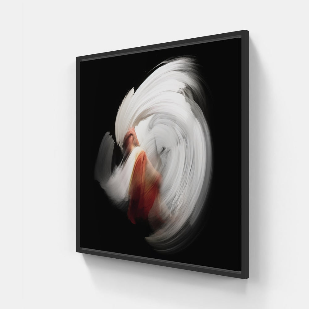 Mystic Hues-Canvas-artwall-40x40 cm-Black-Artwall