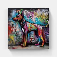 Dog love joy free-Canvas-artwall-Artwall