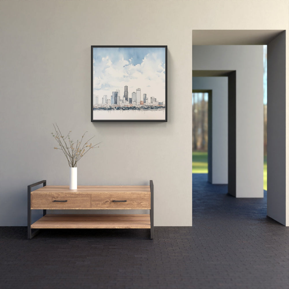 Majestic Urban Skyline-Canvas-artwall-Artwall