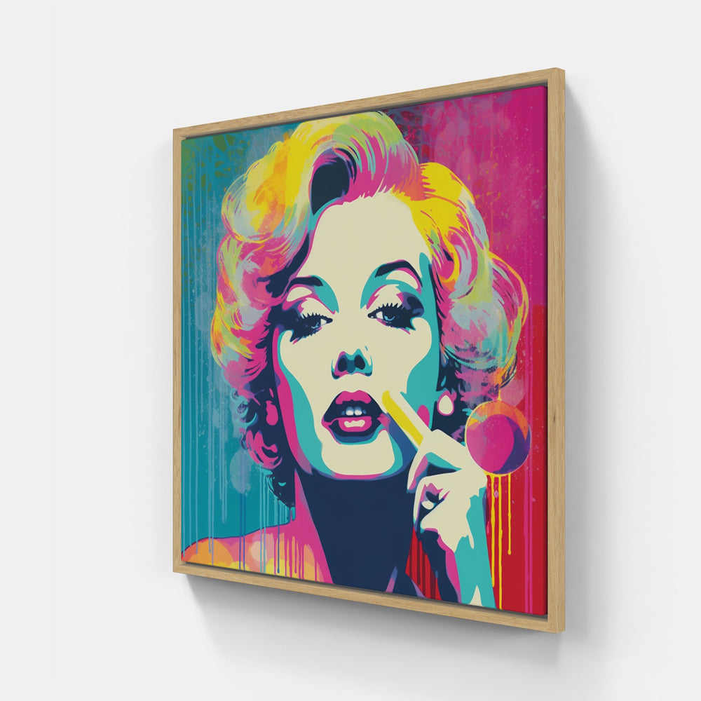 Marilyn Monroe Pop-Canvas-artwall-Artwall