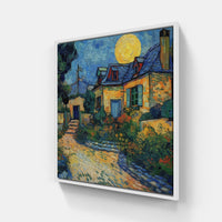 Enchanting Van Gogh Blossoms-Canvas-artwall-20x20 cm-White-Artwall