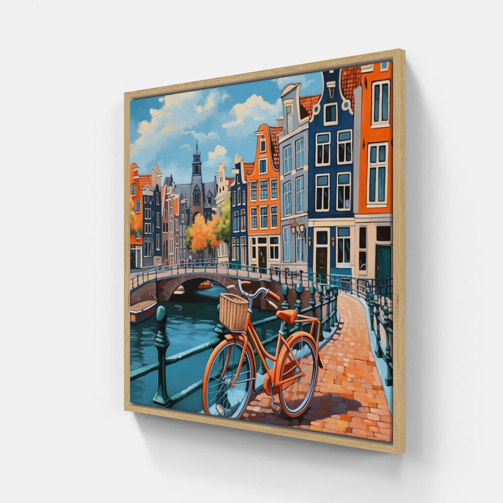 Streets of Amsterdam-Canvas-artwall-Artwall