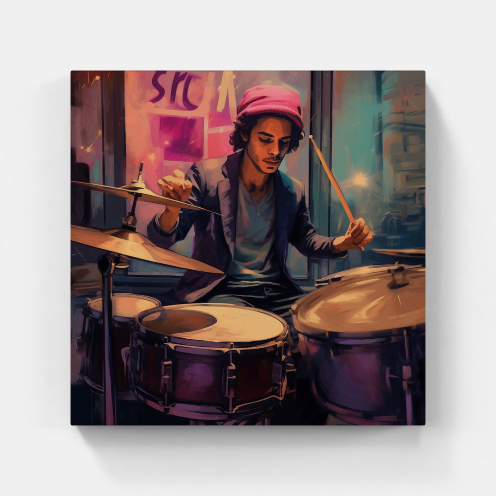 Vibrant Drum Medley-Canvas-artwall-Artwall