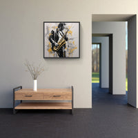 Eloquent Saxophone Artistry-Canvas-artwall-Artwall