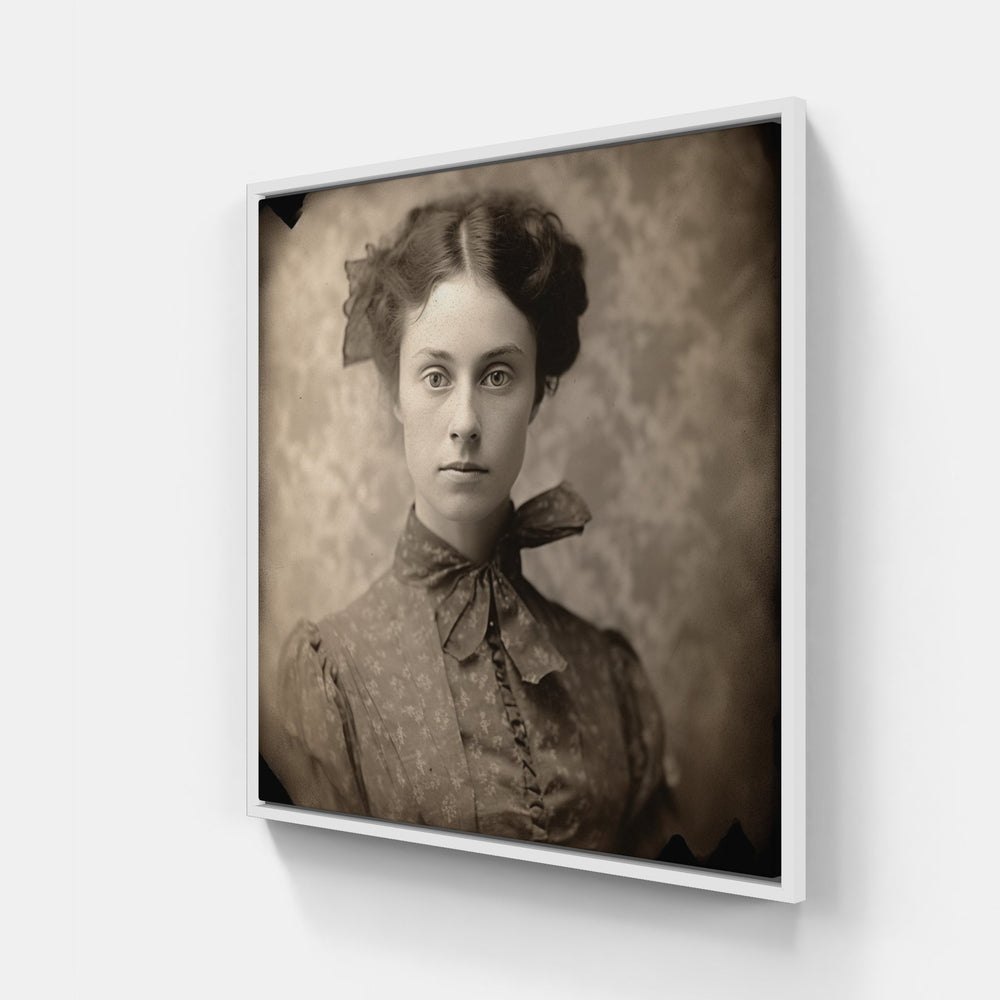 Antique Daguerreotype Delight-Canvas-artwall-20x20 cm-White-Artwall