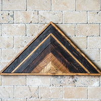 Triangle Wood Decoration