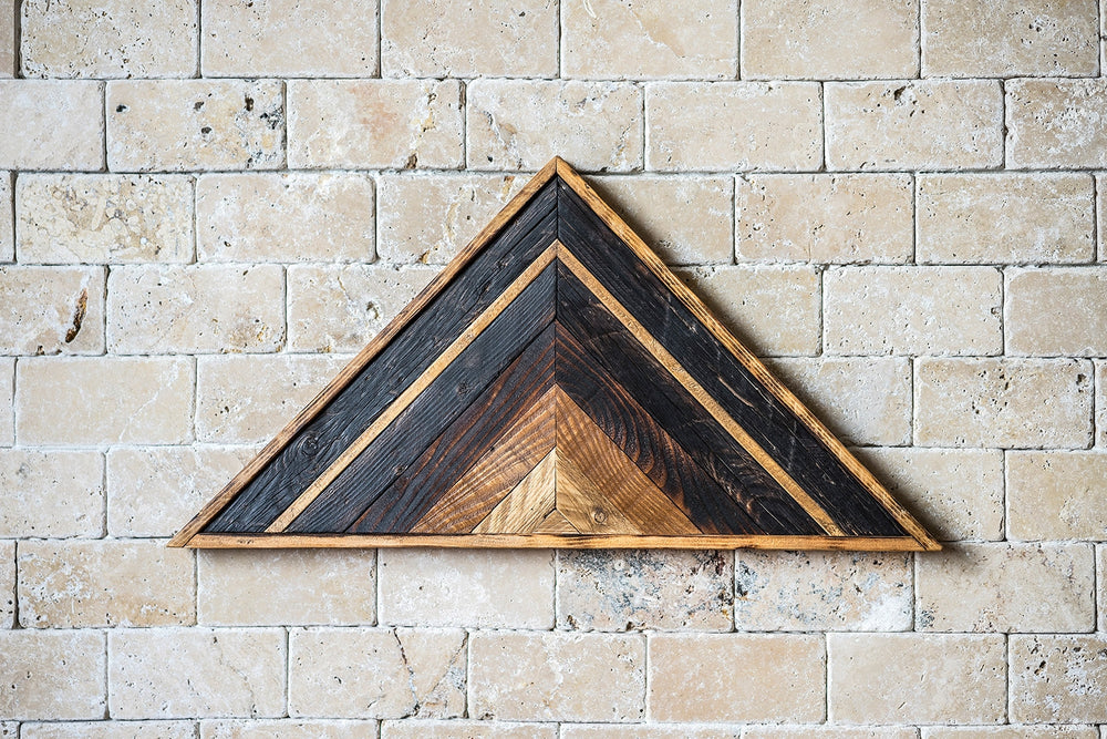 Triangle Wood Decoration
