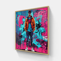 Streetwear Graffiti Blend-Canvas-artwall-20x20 cm-Wood-Artwall