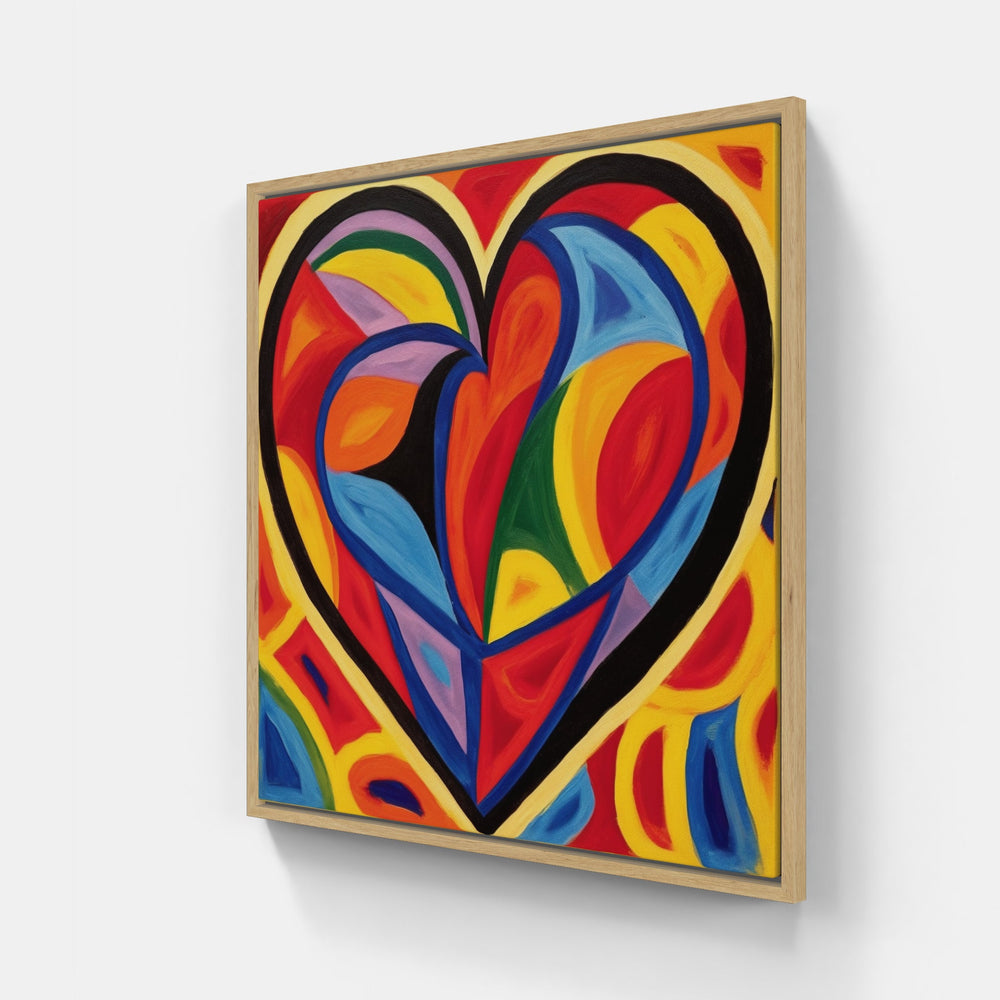 Heart's Eternal Embrace-Canvas-artwall-Artwall