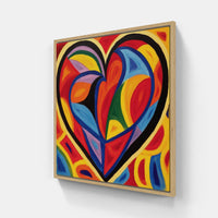 Heart's Eternal Embrace-Canvas-artwall-Artwall