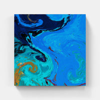 Blue time fades away-Canvas-artwall-Artwall