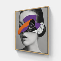 Serene Collage Harmony-Canvas-artwall-20x20 cm-Wood-Artwall
