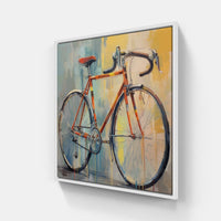 Bike Escapades-Canvas-artwall-20x20 cm-White-Artwall