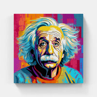 Einstein E=MC2-Canvas-artwall-20x20 cm-Unframe-Artwall