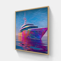 Nautical Twilight Elegant Yacht-Canvas-artwall-Artwall