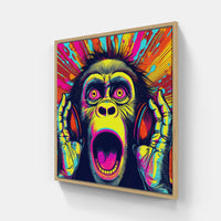 Whimsy Monkey Masterpiece-Canvas-artwall-Artwall