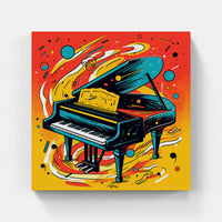 Vibrant Piano Serenade-Canvas-artwall-Artwall