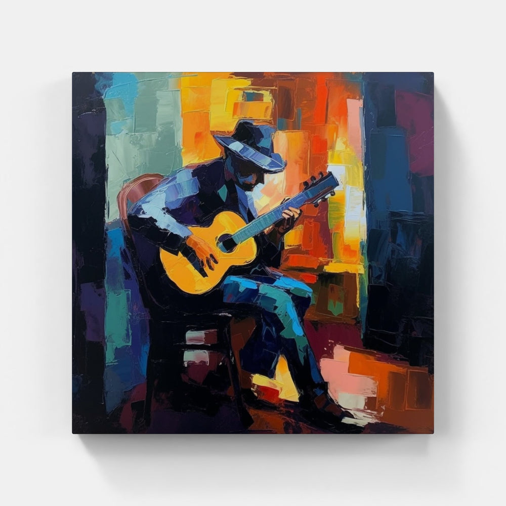 Mesmerizing Guitar Journey-Canvas-artwall-Artwall