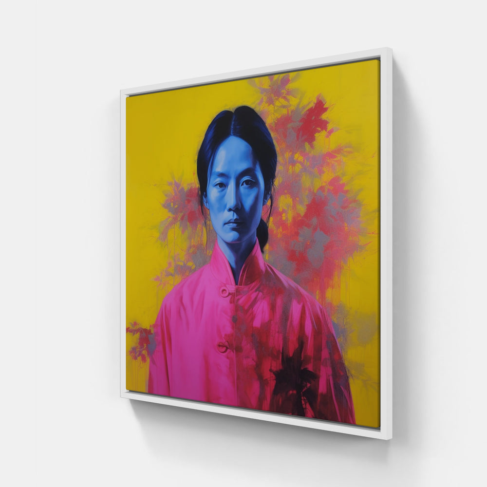 Evocative Chinese Euphoria-Canvas-artwall-20x20 cm-White-Artwall