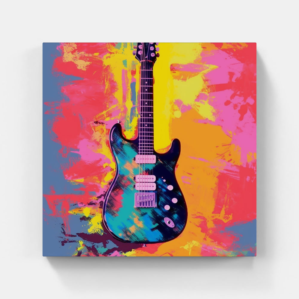 Rhythmic Guitar Melody-Canvas-artwall-Artwall