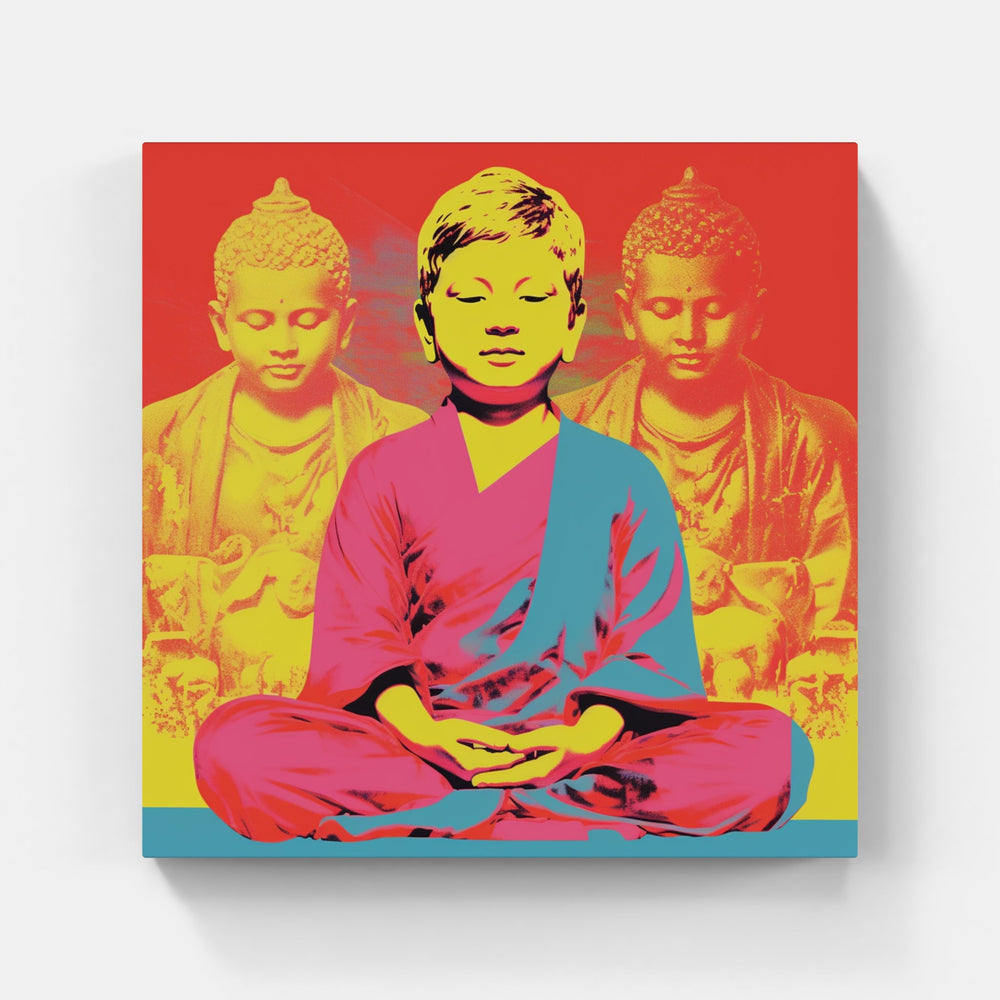 Buddha Pop-Canvas-artwall-Artwall
