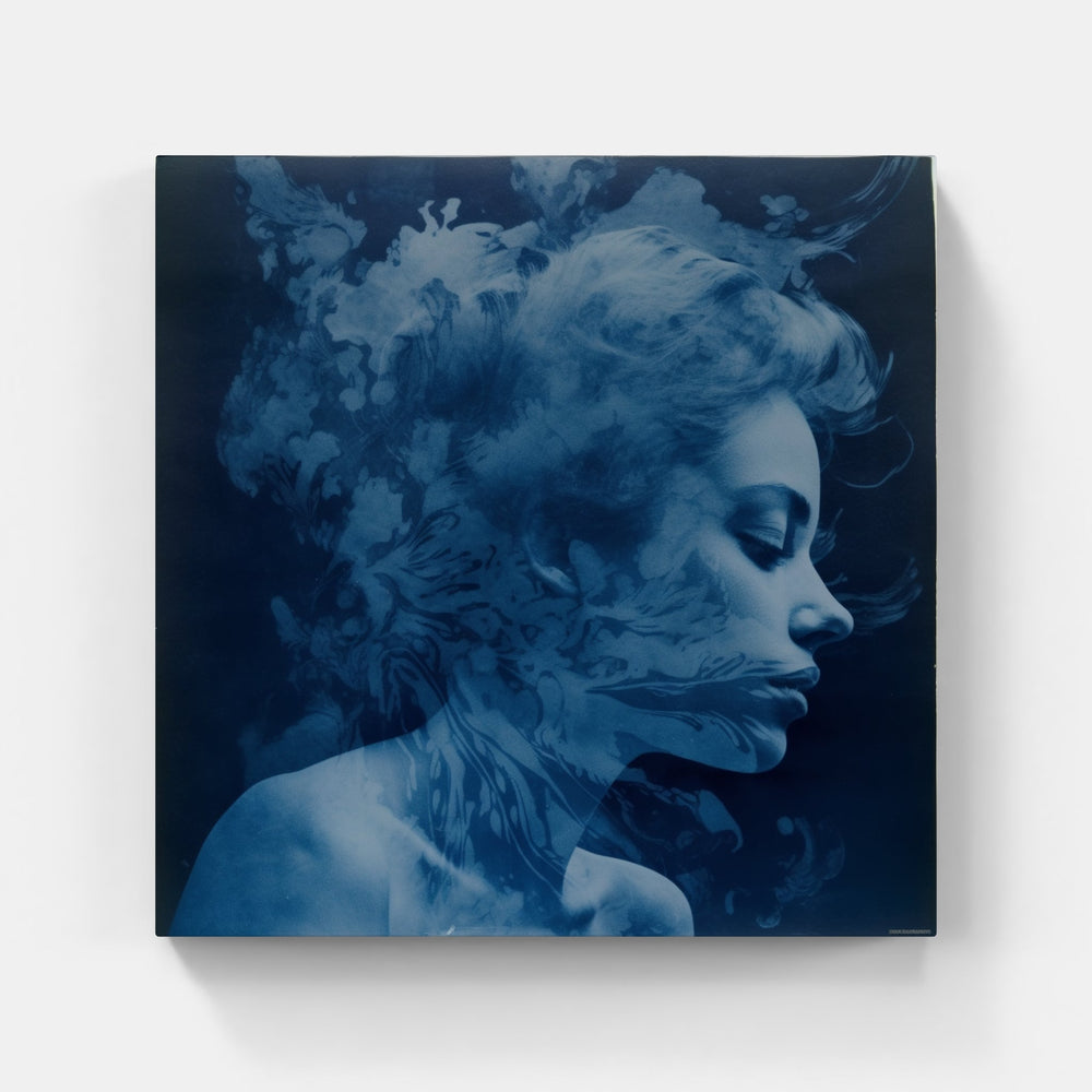 Cyanotype Delight Unveiled-Canvas-artwall-Artwall