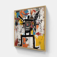 Urban Graffiti Basquiat-Canvas-artwall-20x20 cm-Wood-Artwall
