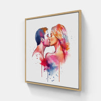 Eternal Love Embraced-Canvas-artwall-Artwall