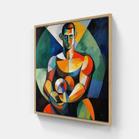 Picasso's Color Symphony-Canvas-artwall-20x20 cm-Wood-Artwall