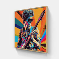 Enrapturing Guitar Muse-Canvas-artwall-Artwall