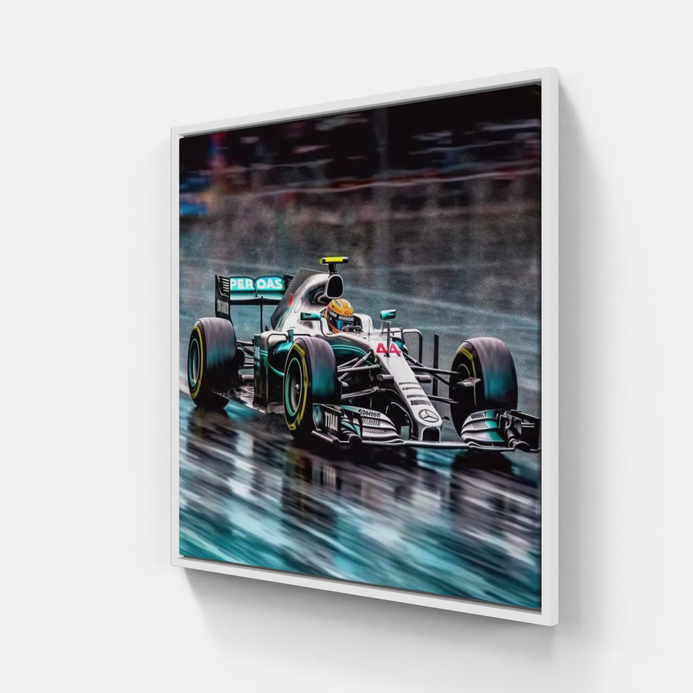 Speed of Champions Formula 1-Canvas-artwall-20x20 cm-White-Artwall